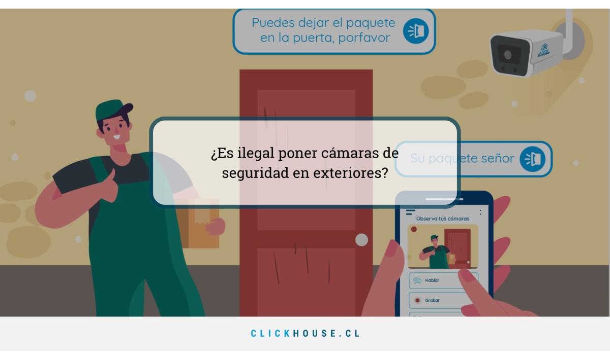 ¿Es ilegal poner cámaras de seguridad en exteriores? Un análisis de la legislación en Chile